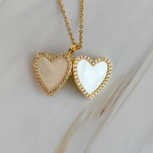 Load image into Gallery viewer, Shell Heart Locket
