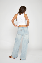 Load image into Gallery viewer, Madison Hotel California Cargo Jeans
