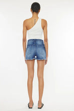 Load image into Gallery viewer, Double Waist High Rise Denim Shorts
