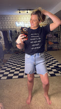 Load image into Gallery viewer, High Rise Midi Denim Shorts
