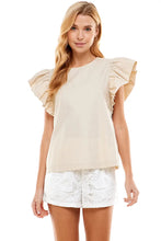 Load image into Gallery viewer, Ruffle Sleeve Casual Top
