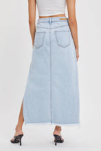 Load image into Gallery viewer, Yoke Midi Denim Skirt
