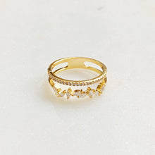 Load image into Gallery viewer, Double Jeweled Ring
