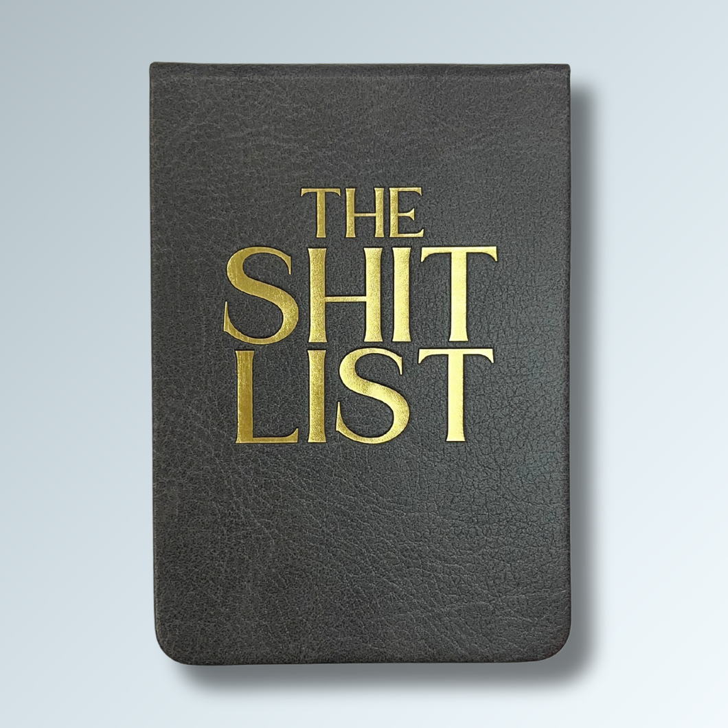 Shit List Leatherette Pocket Journal