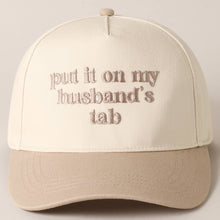 Load image into Gallery viewer, Husband&#39;s Tab Embroidered Trucker
