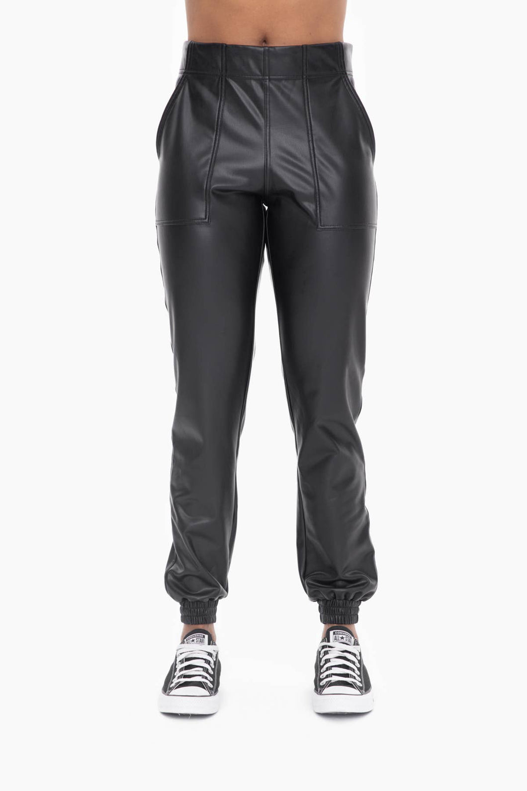 Luxe Leather Joggers