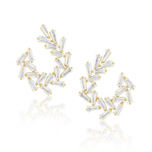 Load image into Gallery viewer, Arianna Baguette Earrings
