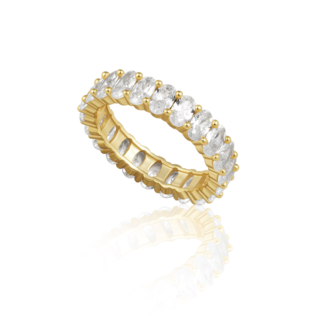 Greta Oval Eternity Band