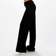 Load image into Gallery viewer, Velvet Straight leg Holiday Suit Pants -2 Colors
