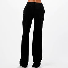 Load image into Gallery viewer, Velvet Straight leg Holiday Suit Pants -2 Colors
