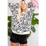 Load image into Gallery viewer, Leopard Print Sweater -Curvy
