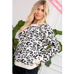 Load image into Gallery viewer, Leopard Print Sweater -Curvy
