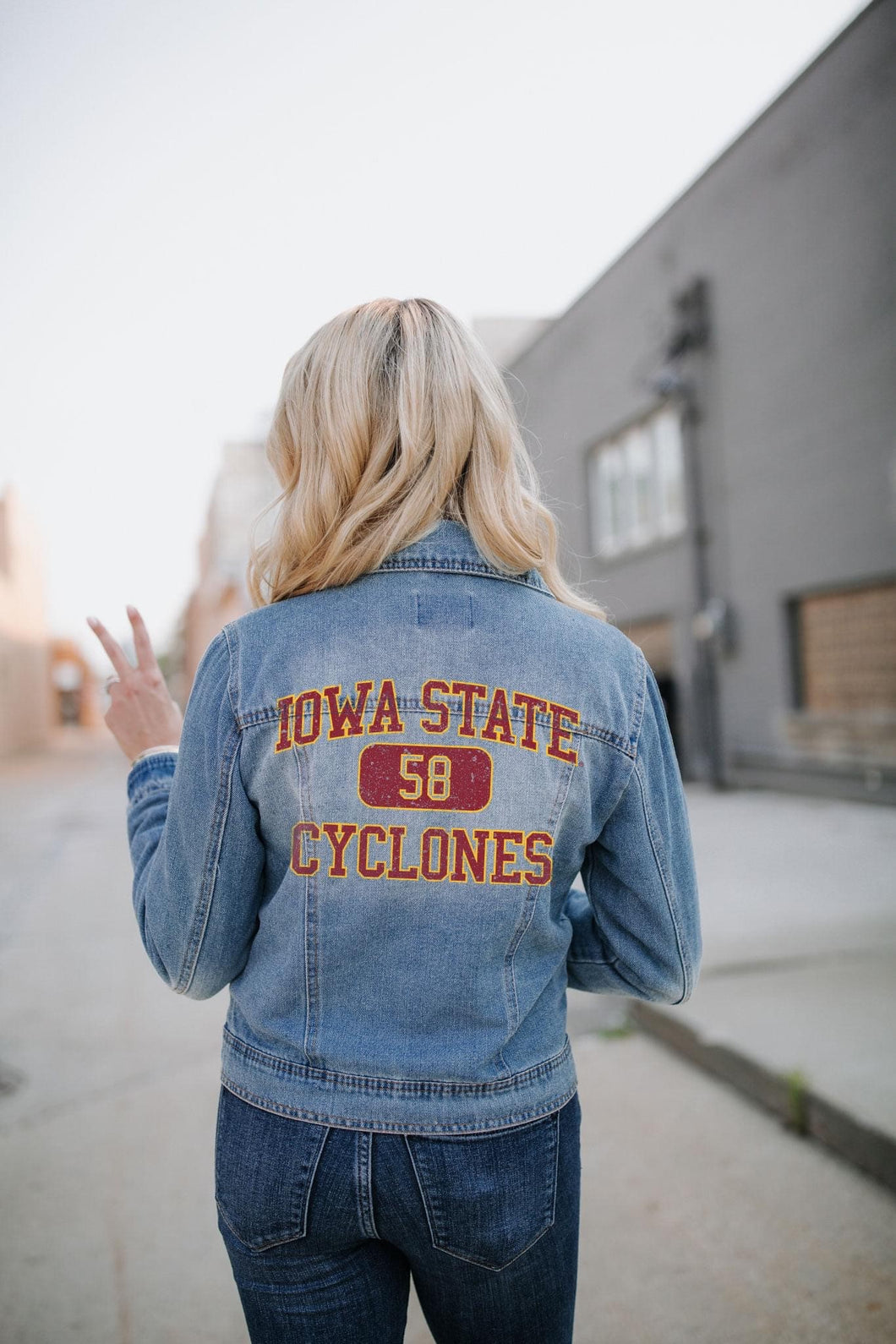 Iowa State Cyclones -Denim Jacket