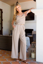 Load image into Gallery viewer, Taupe Cowl Neck Cami
