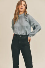 Load image into Gallery viewer, Enchanted Satin Blouse -2 Colors
