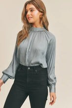 Load image into Gallery viewer, Enchanted Satin Blouse -2 Colors
