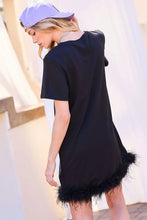 Load image into Gallery viewer, Feather Holiday Dress
