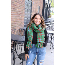 Load image into Gallery viewer, Oversized Plaid Scarf
