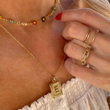 Load image into Gallery viewer, Trendy Gold Initial Necklace
