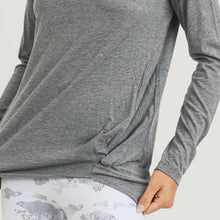 Load image into Gallery viewer, Gathered Front Legging Tee

