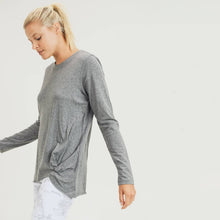 Load image into Gallery viewer, Gathered Front Legging Tee
