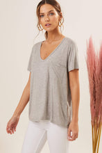 Load image into Gallery viewer, Slouchy Pocketed Fave Tee - 4 Colors
