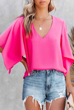 Load image into Gallery viewer, More To Offer Slit Sleeve Drape Blouse
