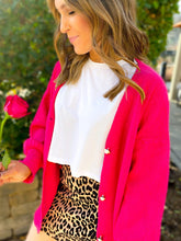 Load image into Gallery viewer, Pearlette Cardi -Hot Pink
