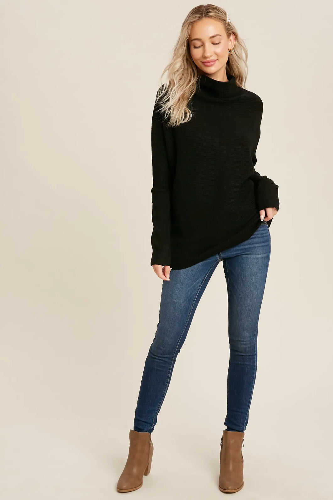 Slouchy Dolman Sweater -2 Colors