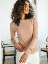 Load image into Gallery viewer, Ribbed Luxe Long Sleeve Basic
