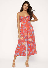Load image into Gallery viewer, Still on Vacay Jumpsuit - Red Multi
