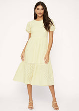 Load image into Gallery viewer, Sunset Soiree Midi Dress - Yellow
