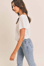 Load image into Gallery viewer, Surplice Flowy Sleeve Blouse -White
