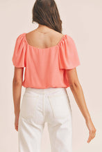 Load image into Gallery viewer, Surplice Flowy Sleeve Blouse -Shell Pink
