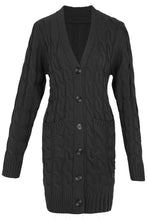 Load image into Gallery viewer, Cable Knit Cardi -2 Colors
