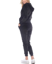 Load image into Gallery viewer, Plush Velvet Jogger + Hoodie Set
