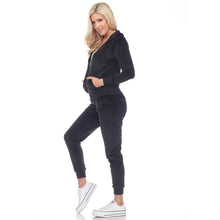 Load image into Gallery viewer, Plush Velvet Jogger + Hoodie Set
