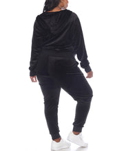 Load image into Gallery viewer, Plush Velvet Jogger + Hoodie Set
