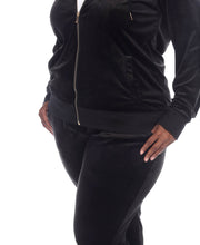 Load image into Gallery viewer, Plush Velvet Jogger + Hoodie Set

