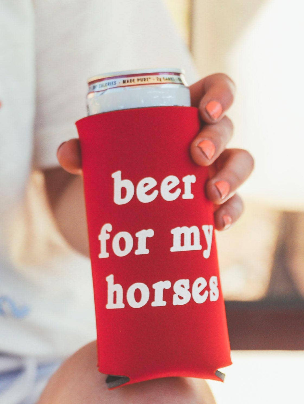 Beer for my Horses Tall Drink Sleeve