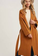 Load image into Gallery viewer, Sweater Trench Coat
