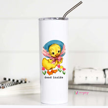 Load image into Gallery viewer, Dead Inside Vintage Tall Travel Mug
