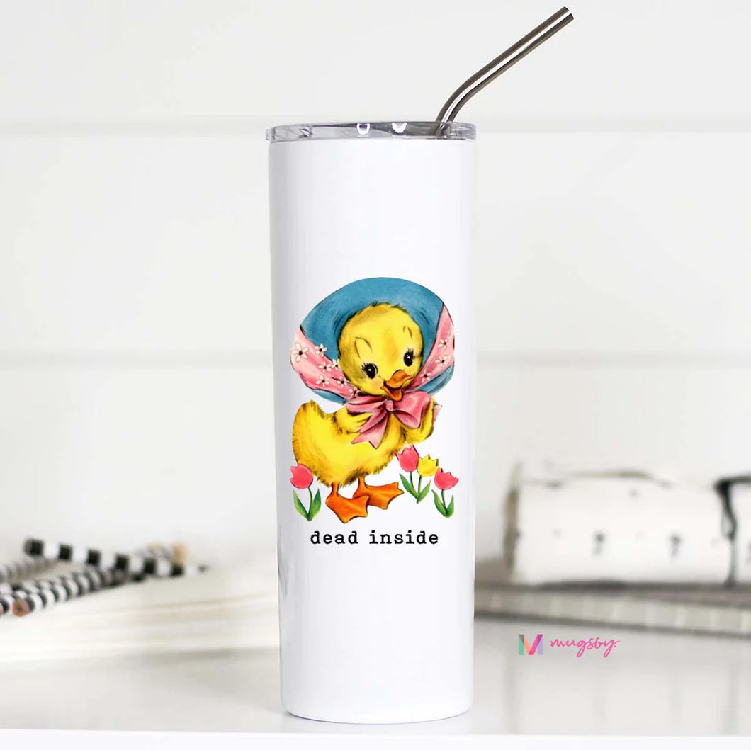 Dead Inside Vintage Tall Travel Mug