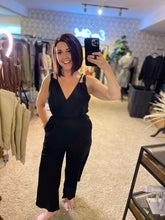 Load image into Gallery viewer, Anything but Basic Asymmetrical Wide Leg Jumpsuit
