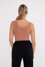 Load image into Gallery viewer, Neutral Ribbed Tank Bodysuit
